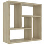 Voir la diapositive 2 : VIDAXL Etagere murale Chene sonoma 45,1x16x45,1 cm Bois d'ingenierie