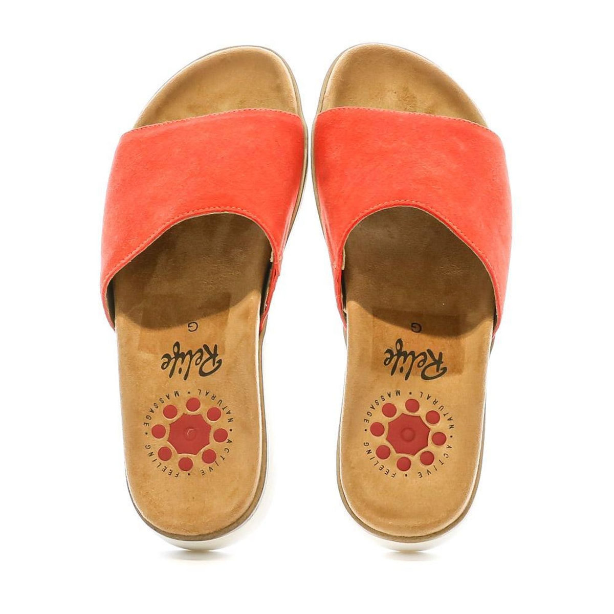 RELIFE Sandales Rouge Femme RELIFE  Joymule