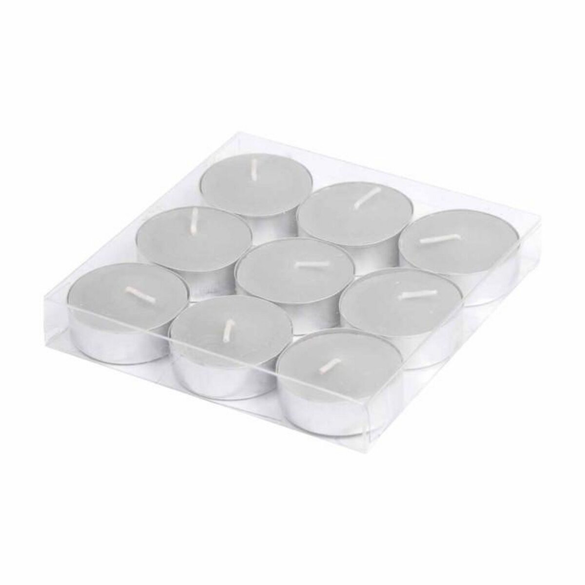 Paris Prix Lot de 9 Bougies Parfumées Chauffe-Plat  Gaïa  3cm Musc