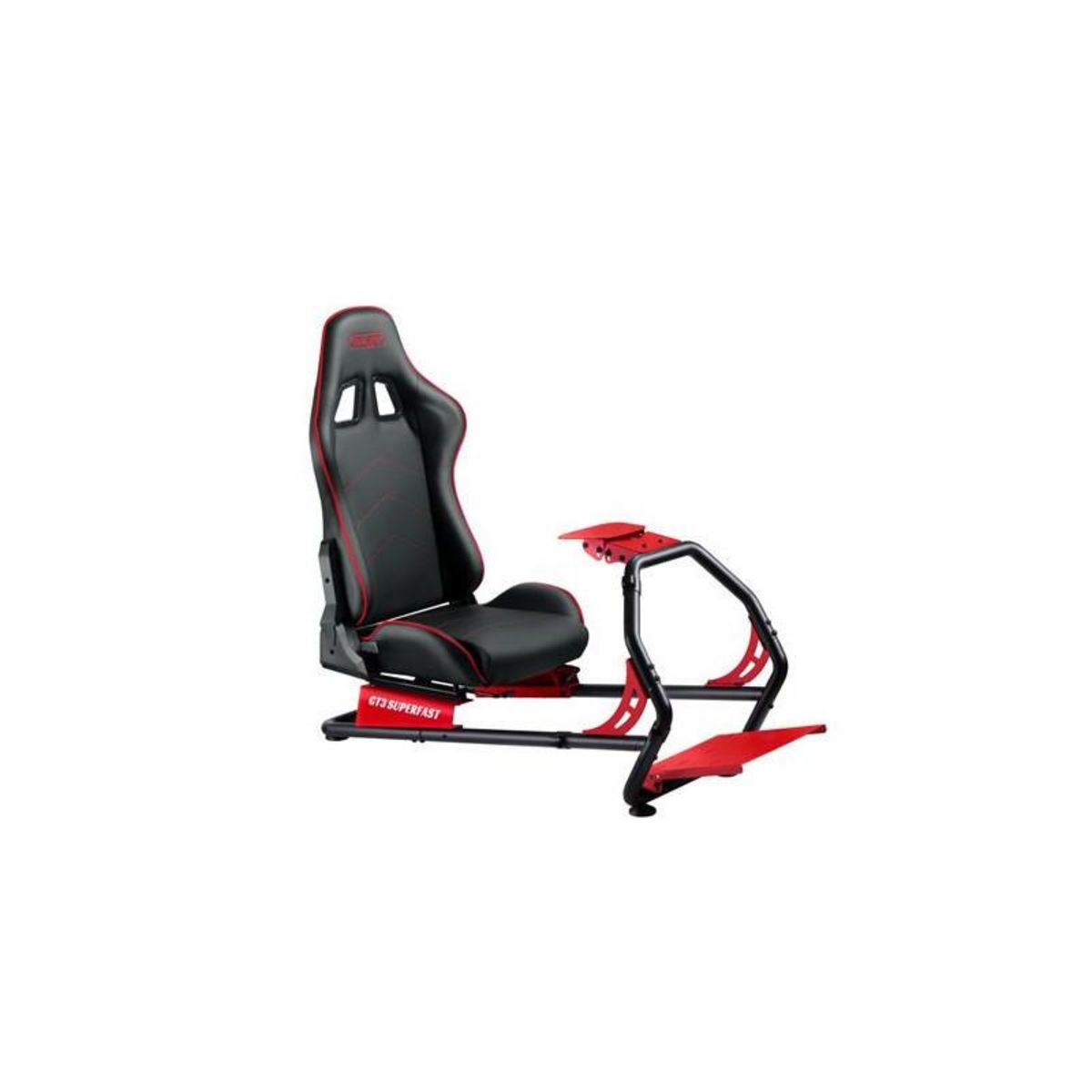OPLITE Châssis simulateur de conduite Oplite GT3 OP GTR ER Superfast Noir et rouge