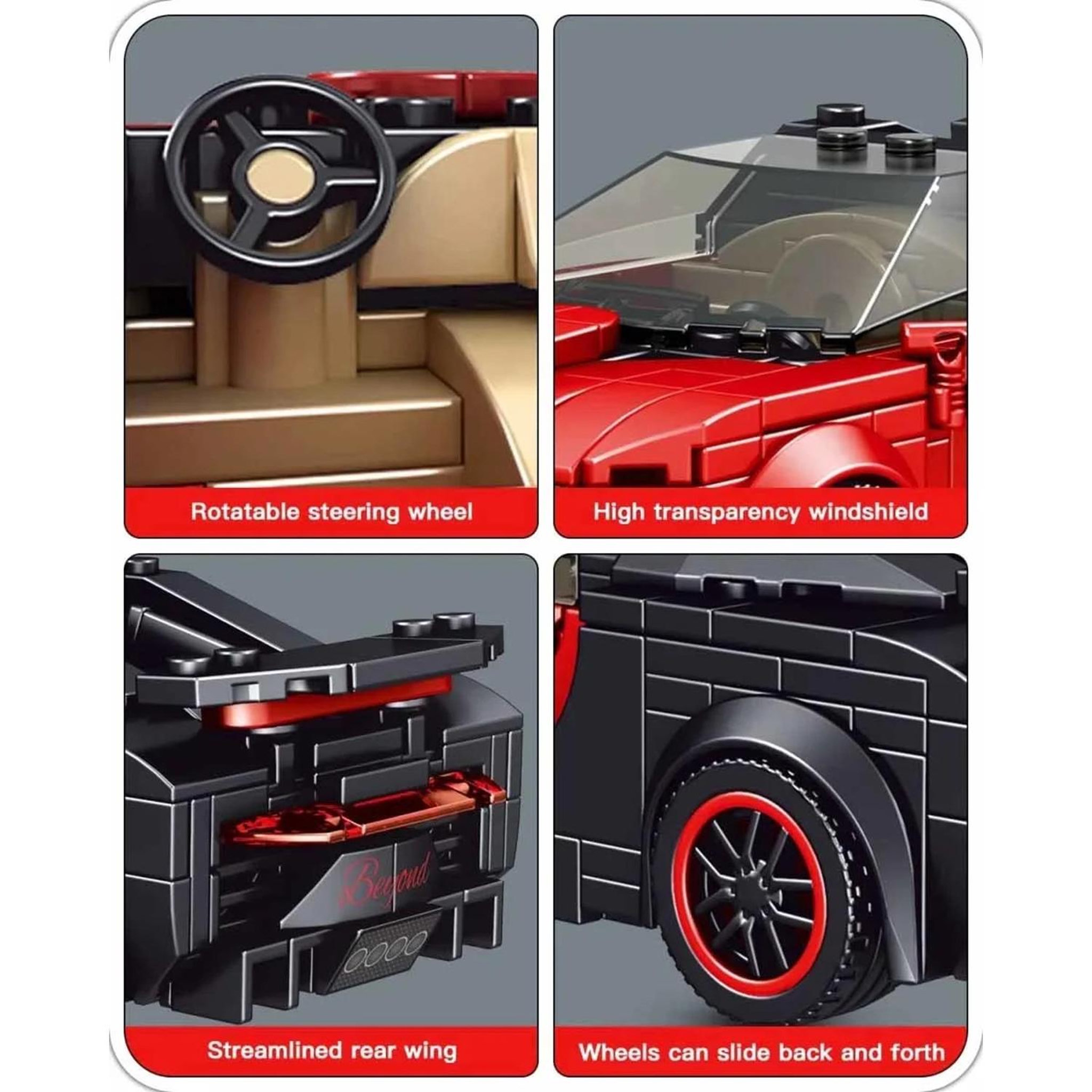 Voir la diapositive 4 : MOULD KING NO. Veyron avec vitrine de présentation