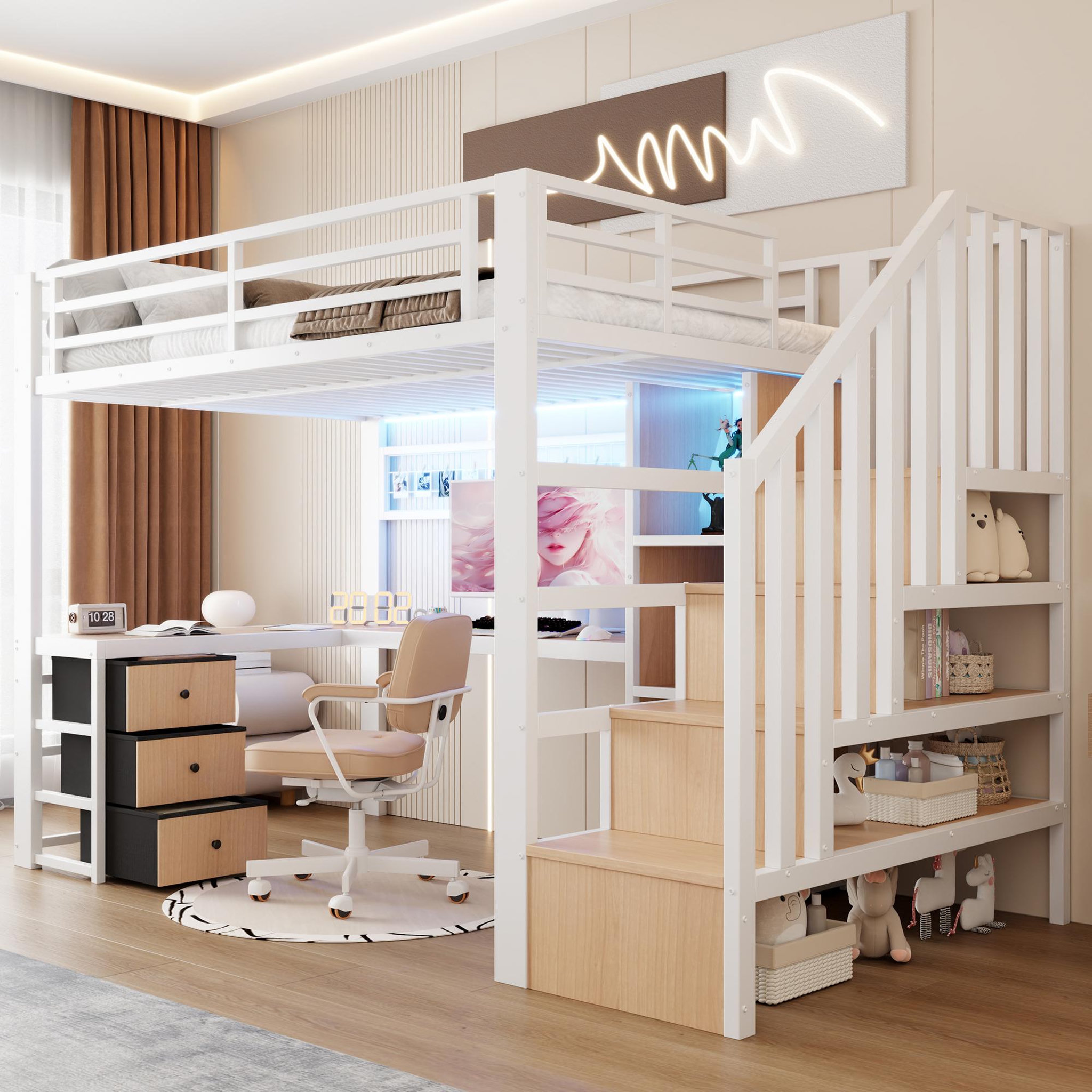 Voir la diapositive 4 : MERAX Lit mezzanine