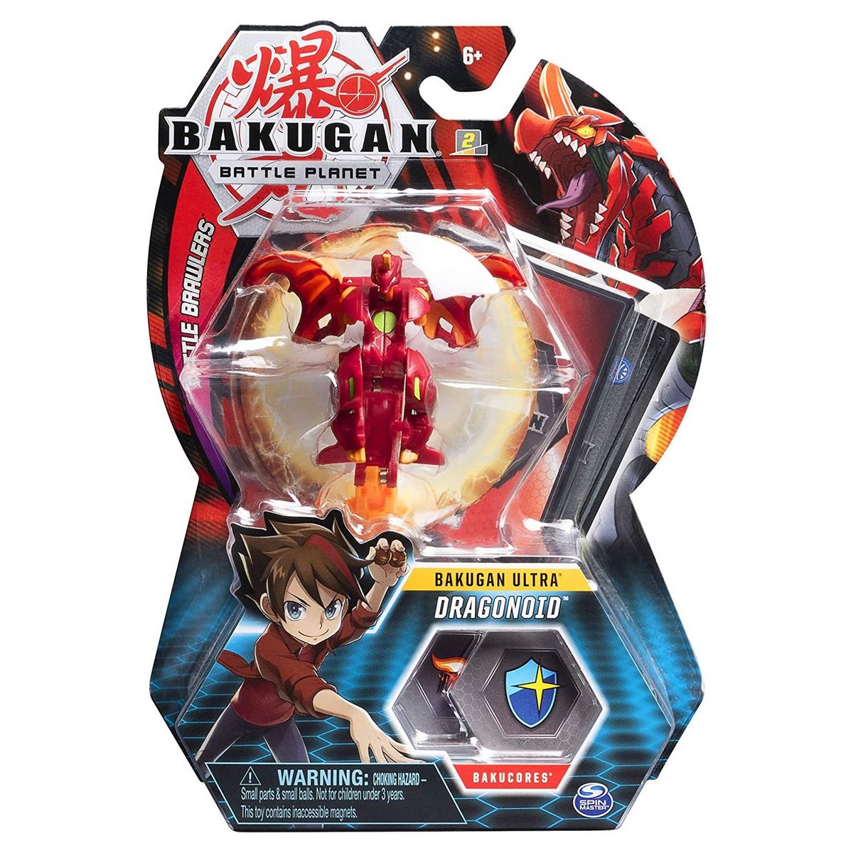 SPIN MASTER Pack figurine Ultra Dragonoid + cartes - Bakugan Battle Planet