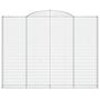 Voir la diapositive 3 : VIDAXL Panier de gabions arque 300x30x220/240 cm Fer galvanise