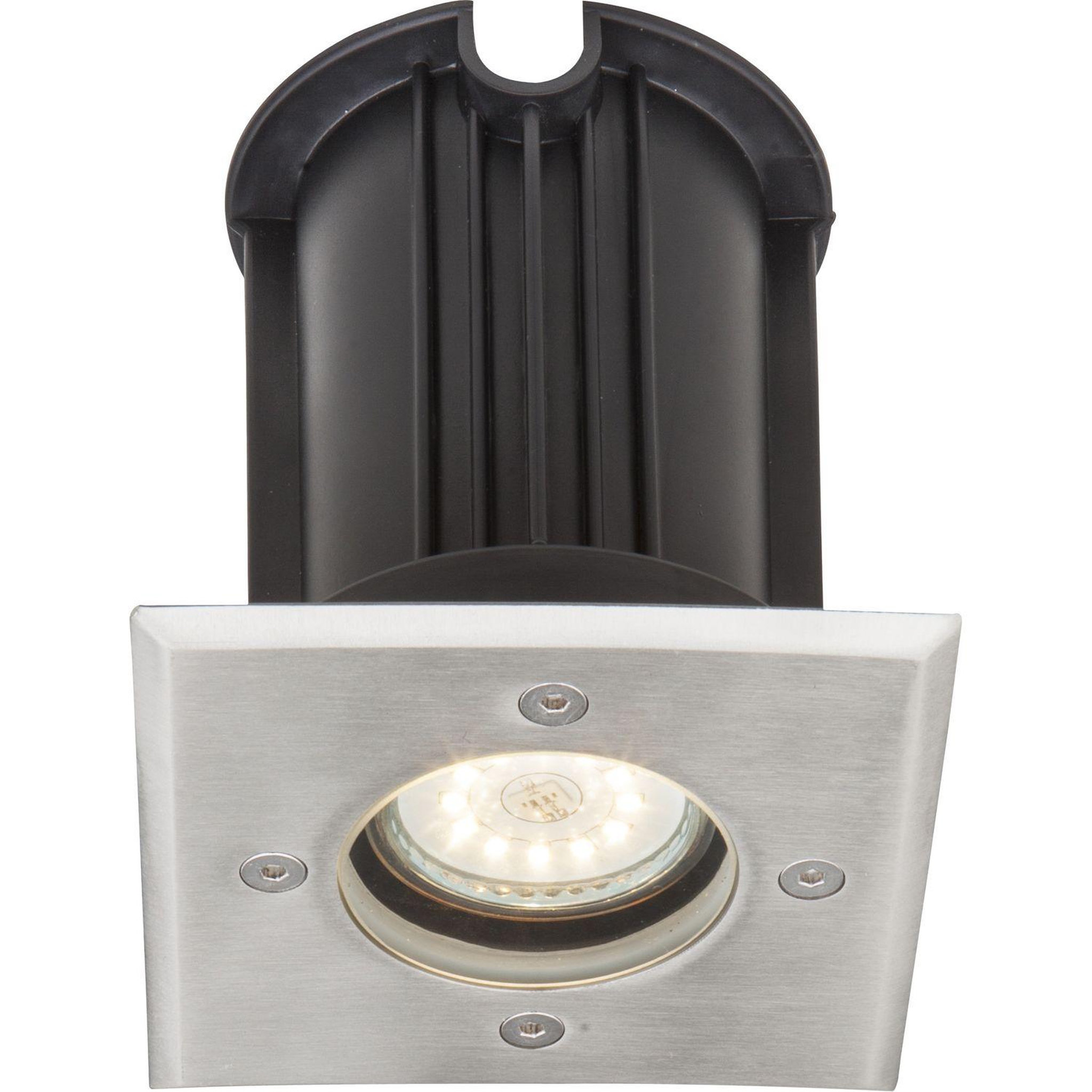GLOBO Luminaire extérieur en inox carré - Diam. 11 cm - Gris