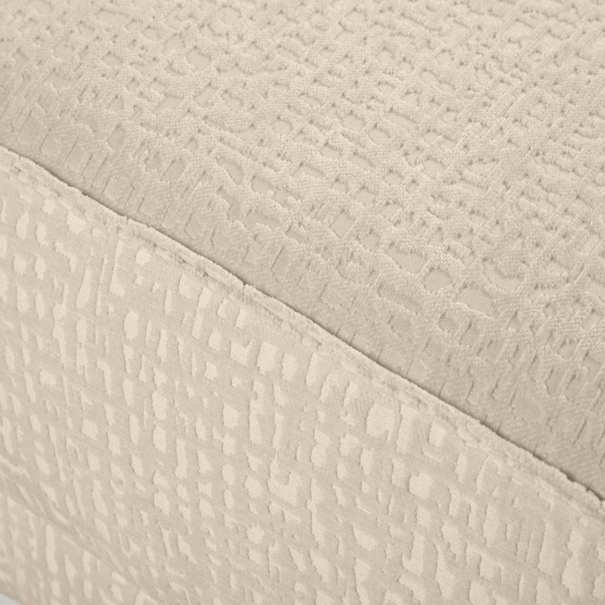 Voir la diapositive 6 : LISA DESIGN Charlie - pouf - pieds hauts - en tissu velours relief