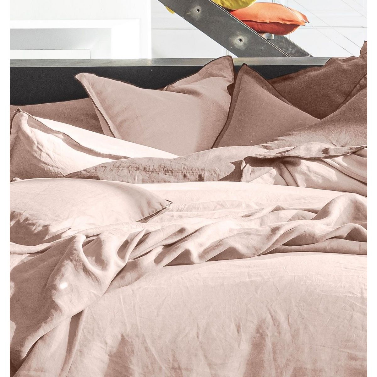 BATON ROUGE Housse de couette 100% lin lavé