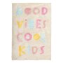 Voir la diapositive 1 : Atmosphera Kids Tapis Tufté à Inscriptions  Assya  100x150cm Multicolore