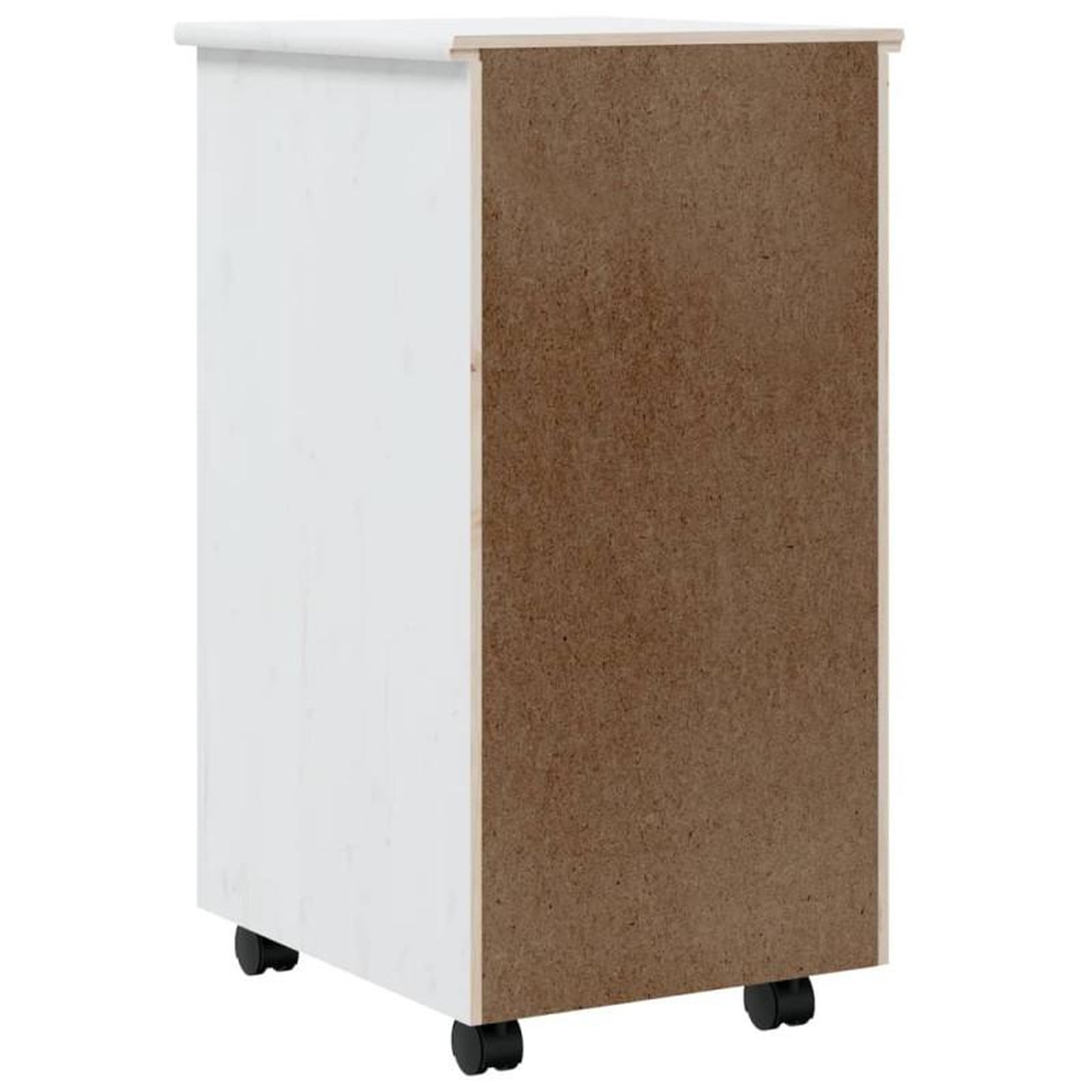Voir la diapositive 6 : VIDAXL Armoire roulante avec tiroirs MOSS blanc bois de pin solide