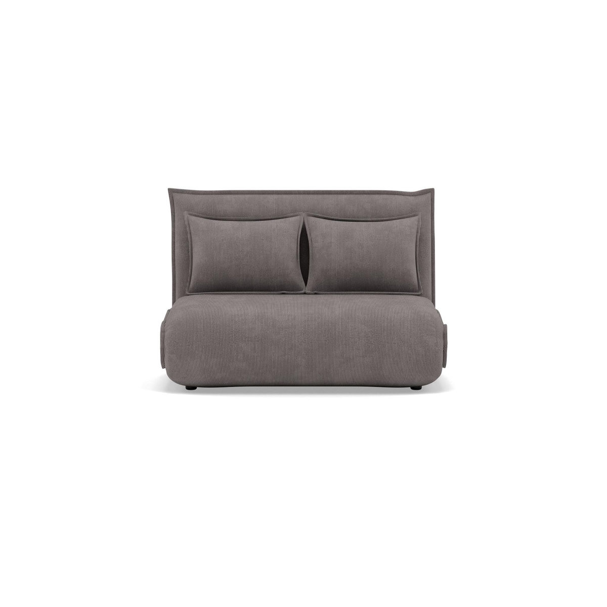 BEST MOBILIER Candice - banquette 2 places convertible clic-clac en velours côtelé
