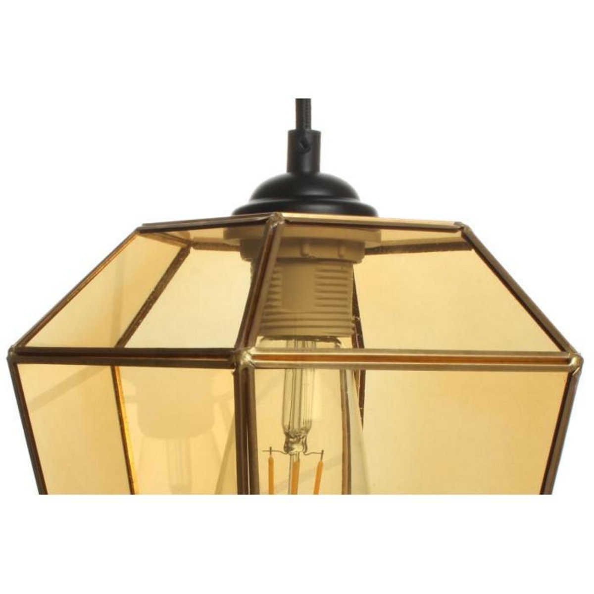 Paris Prix Lampe Suspension Déco  Terias  26cm Orange