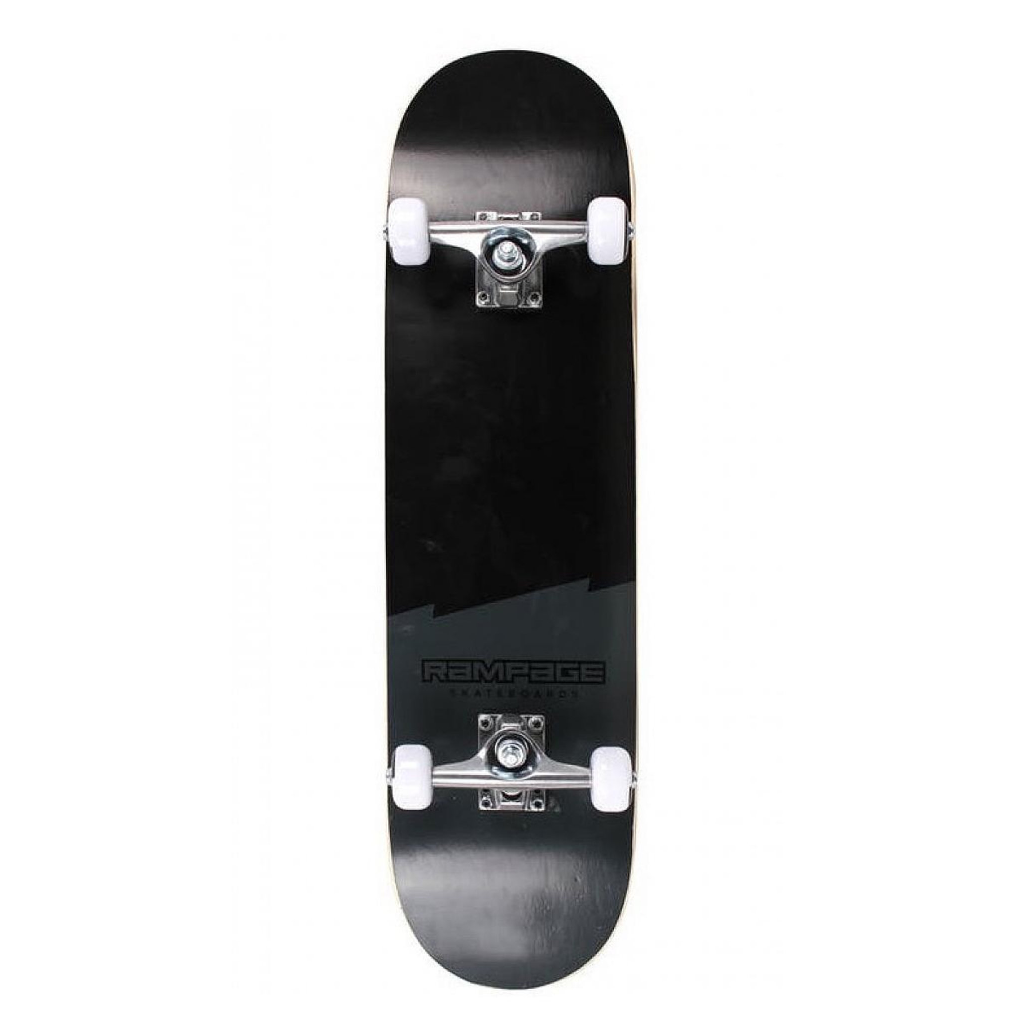 Voir la diapositive 1 : Icare Skateboard RAMPAGE uni noir en 7,75'