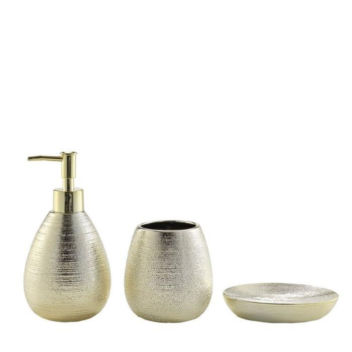 Paris Prix Distributeur de Savon Déco  Trésor  17cm Or