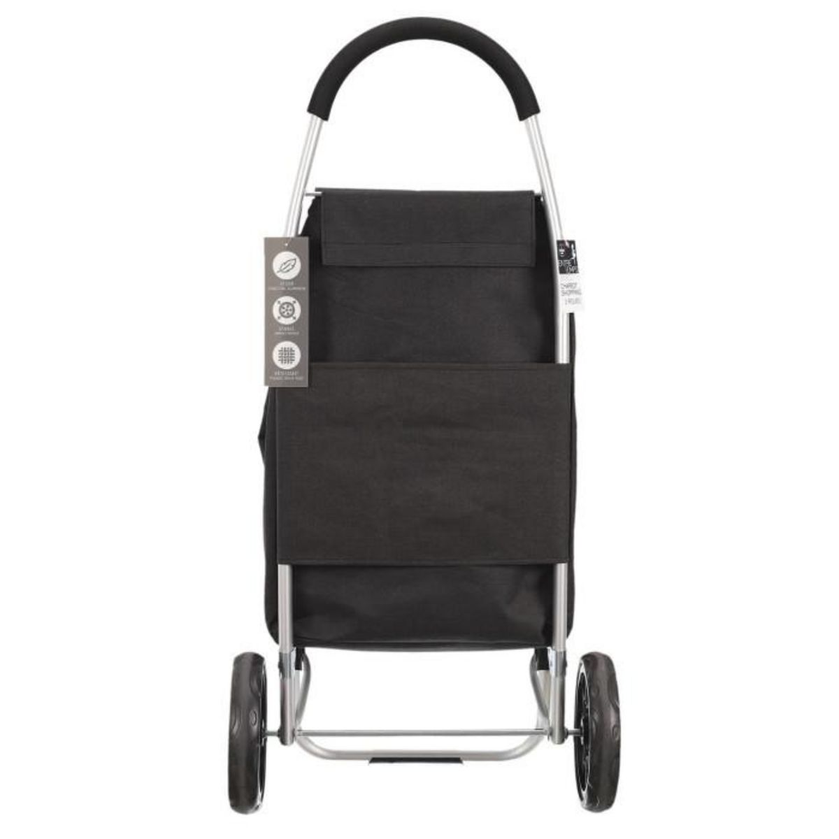 Paris Prix Chariot de Marché  Haut de Gamme  48L Noir