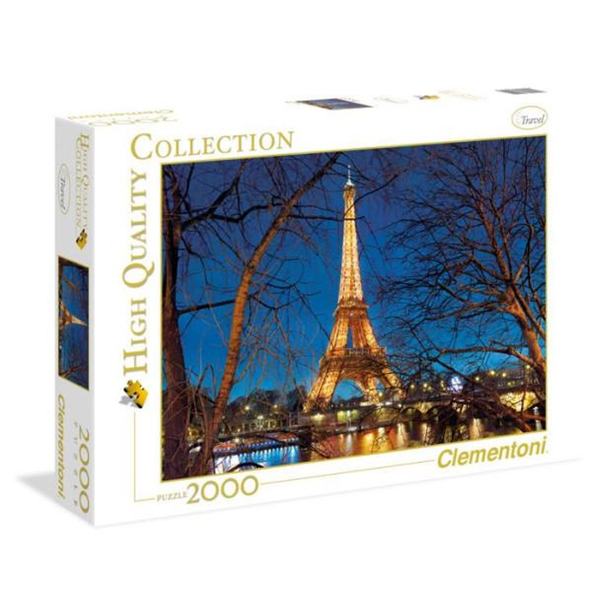 Voir la diapositive 2 : CLEMENTONI Puzzle 2000 pieces : tour eiffel illuminée