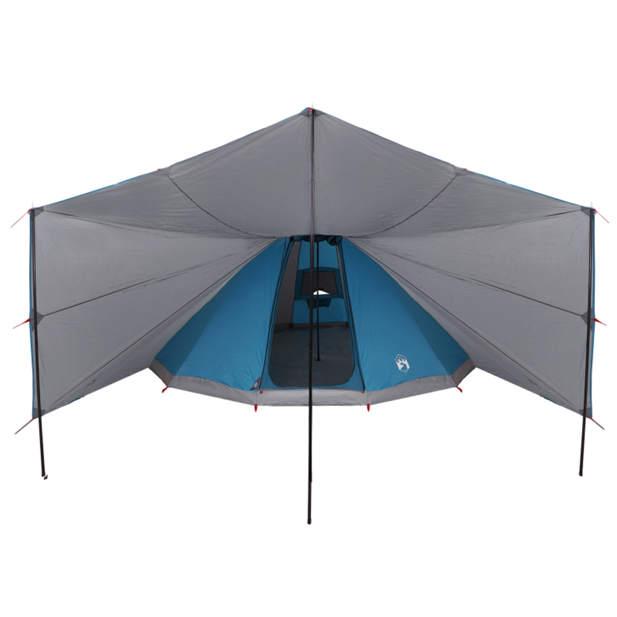 VIDAXL Tente Familiale Tipi Bleue 12 Personnes Imperméable