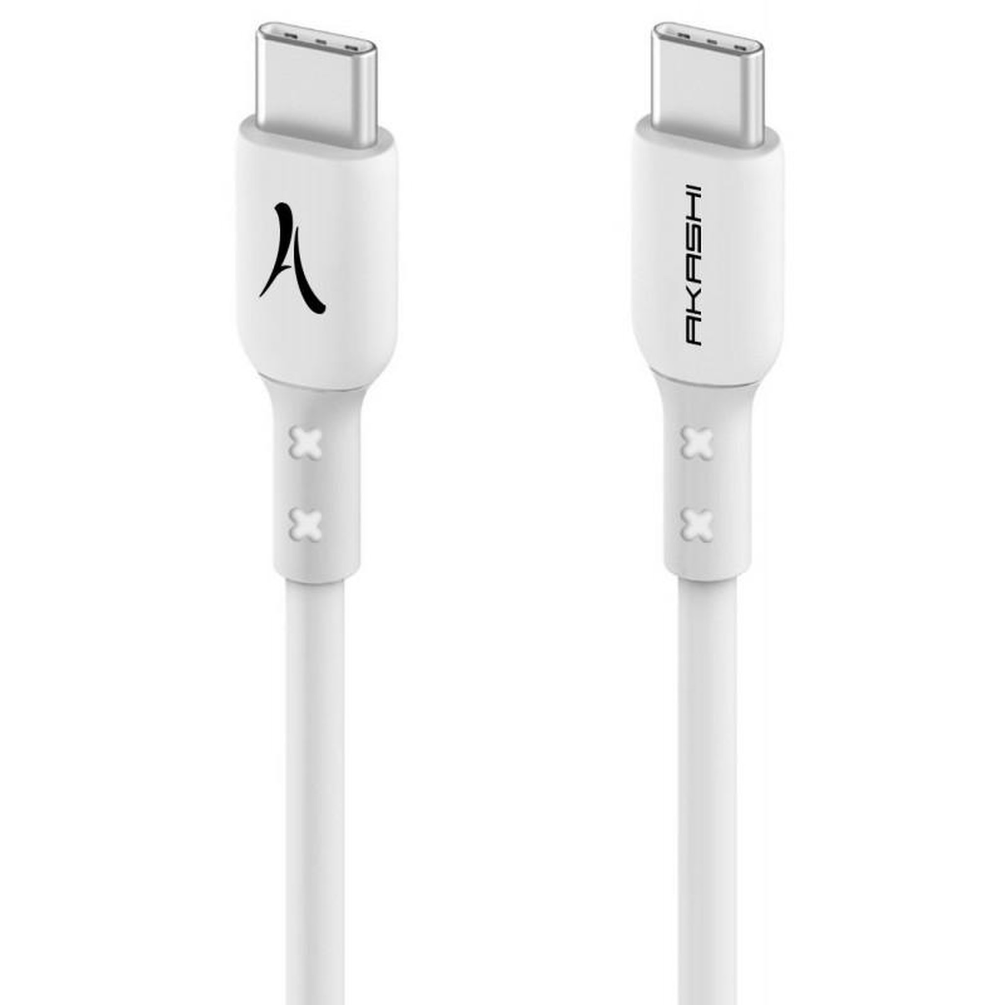 Voir la diapositive 2 : Akashi Câble USB AKASHI ALTCABLTCTCWH