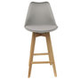 Voir la diapositive 2 : TOILINUX 2 Tabourets de bar en bois scandinaves Home Factory