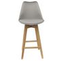 Voir la diapositive 2 : TOILINUX 2 Tabourets de bar en bois scandinaves Home Factory