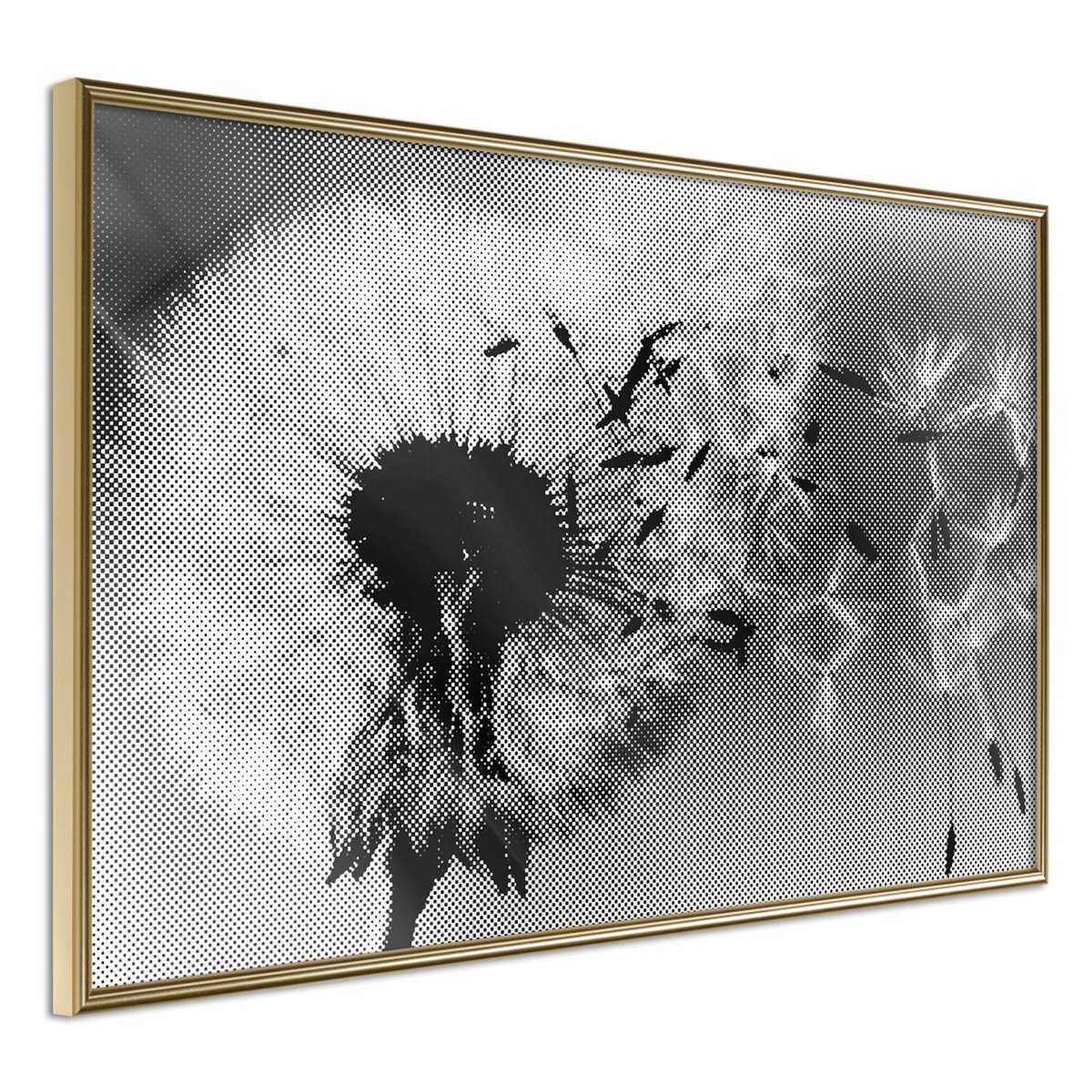 Paris Prix Affiche Murale Encadrée  Dandelion in the Wind