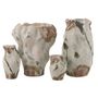 Voir la diapositive 2 : Paris Prix Vase Anémone en Argile  Lune 42cm Beige