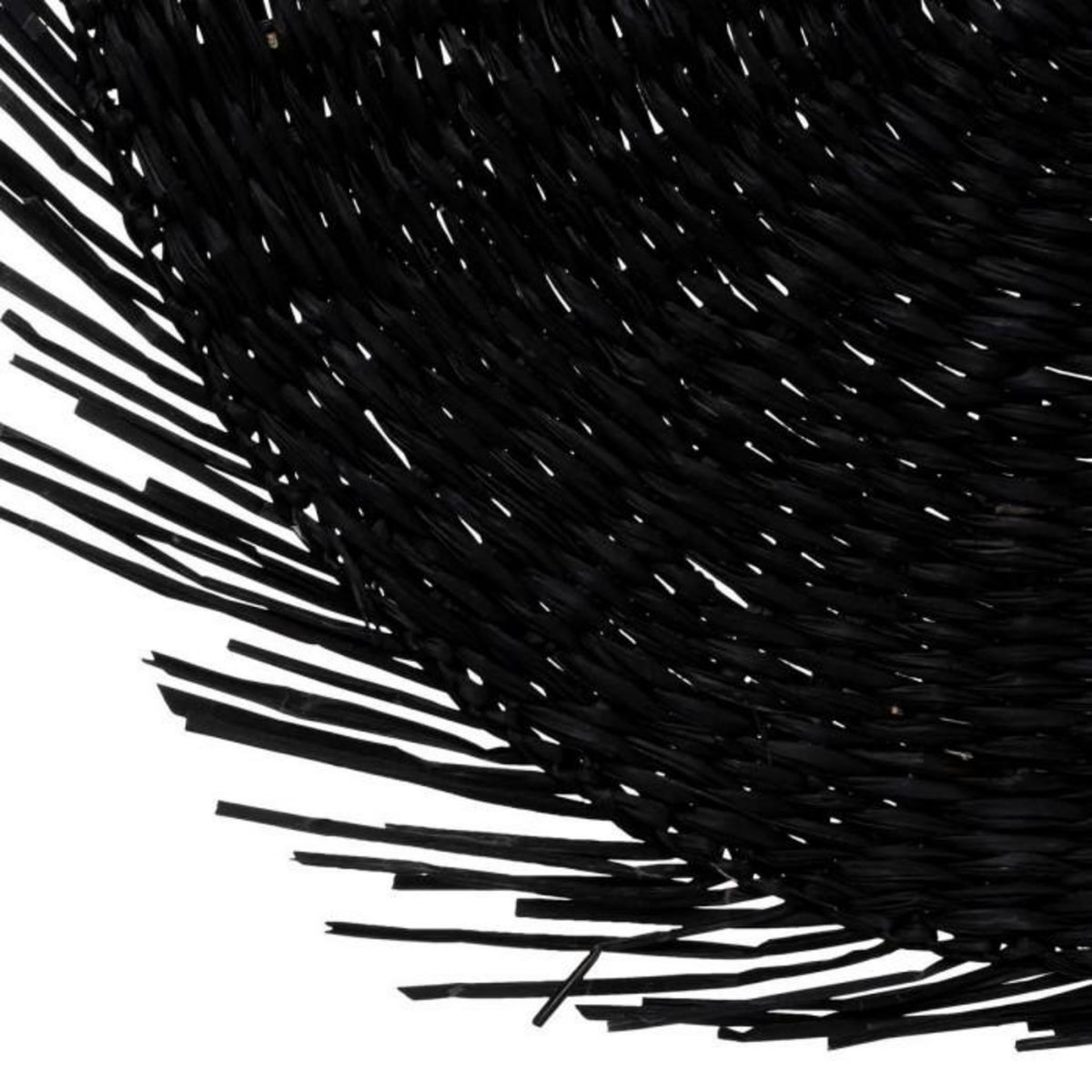 SECRET DE GOURMET Set de Table en Roseau  Cuba  40cm Noir