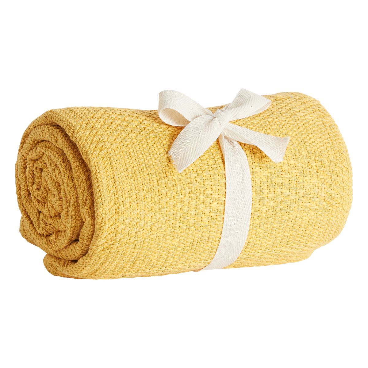 ACTUEL Plaid uni en coton SUMMER 