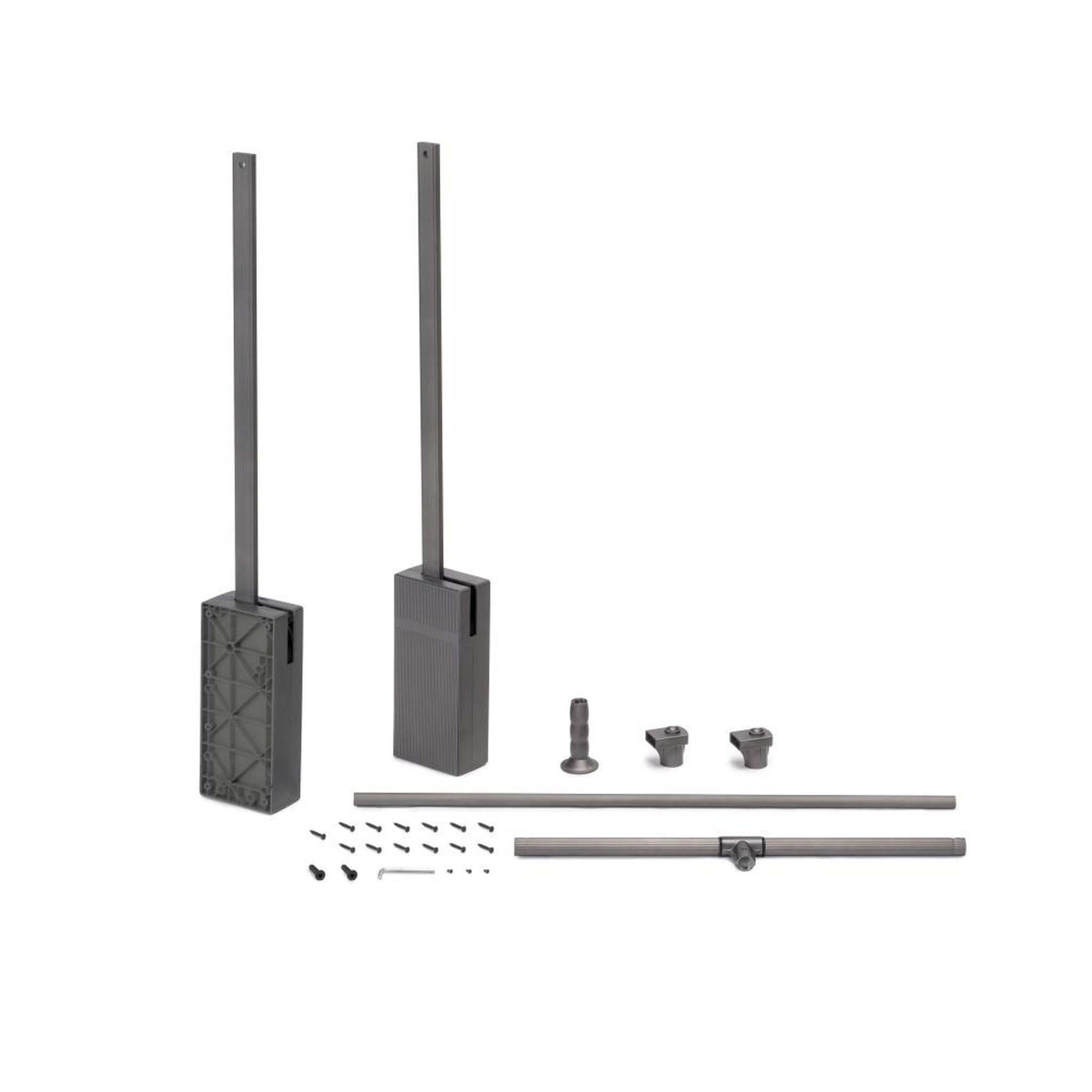 EMUCA SRL Penderie rabattable pour armoire Sway -  600 - 830mm -   Acier -  Aluminium et Plastique -  Peint en titane