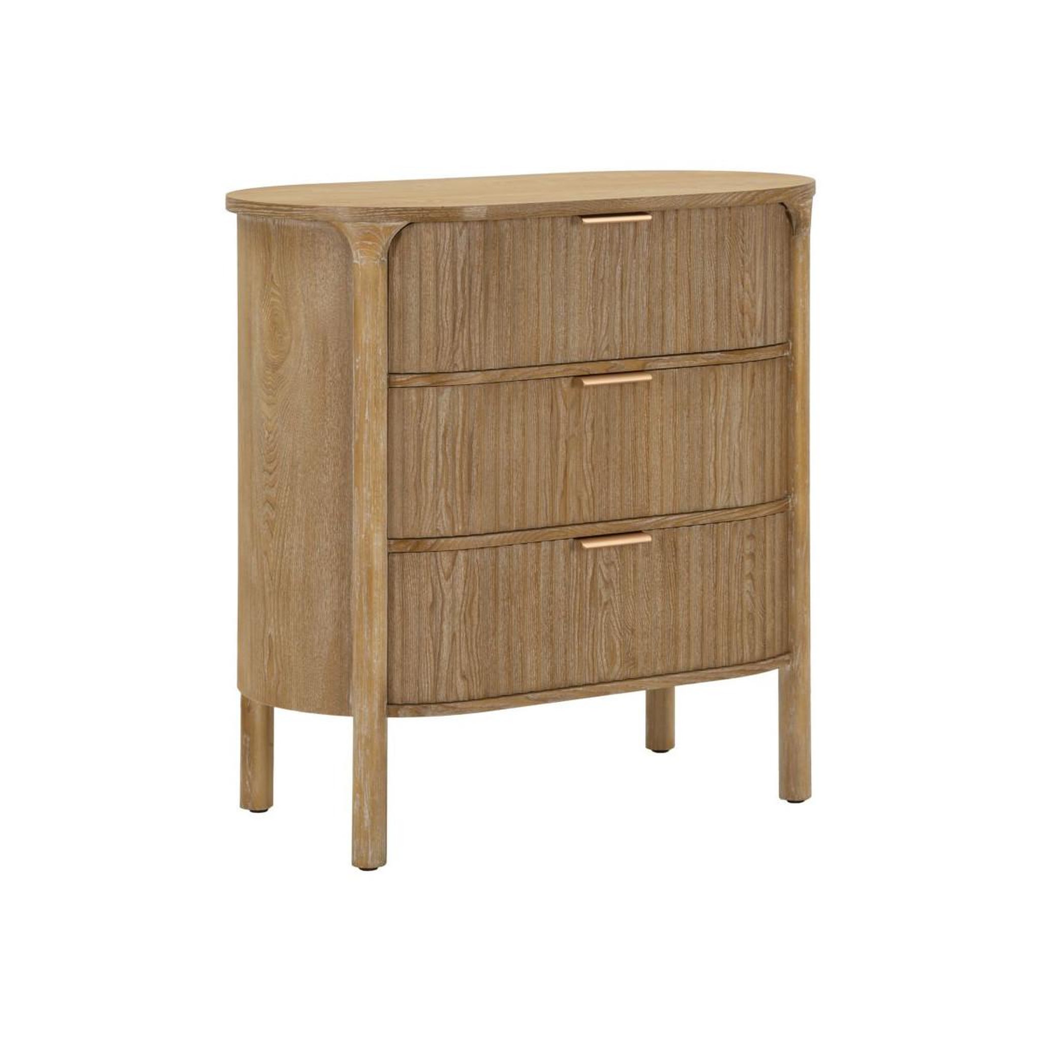 Paris Prix Commode 3 tiroirs  goteborg  82cm naturel