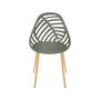 Voir la diapositive 3 : The Home Deco Factory Lot de 4 chaises ajourées ALAMEDA