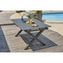 Voir la diapositive 3 : Paris Prix Ensemble Table de Jardin Extensible & 8 Fauteuils  Floride  180-240cm Gris Anthracite