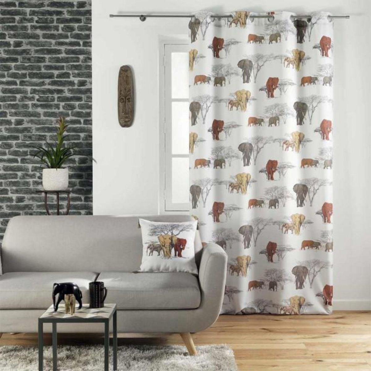 Paris Prix Coussin à Pompons  Toundra  40x40cm Blanc