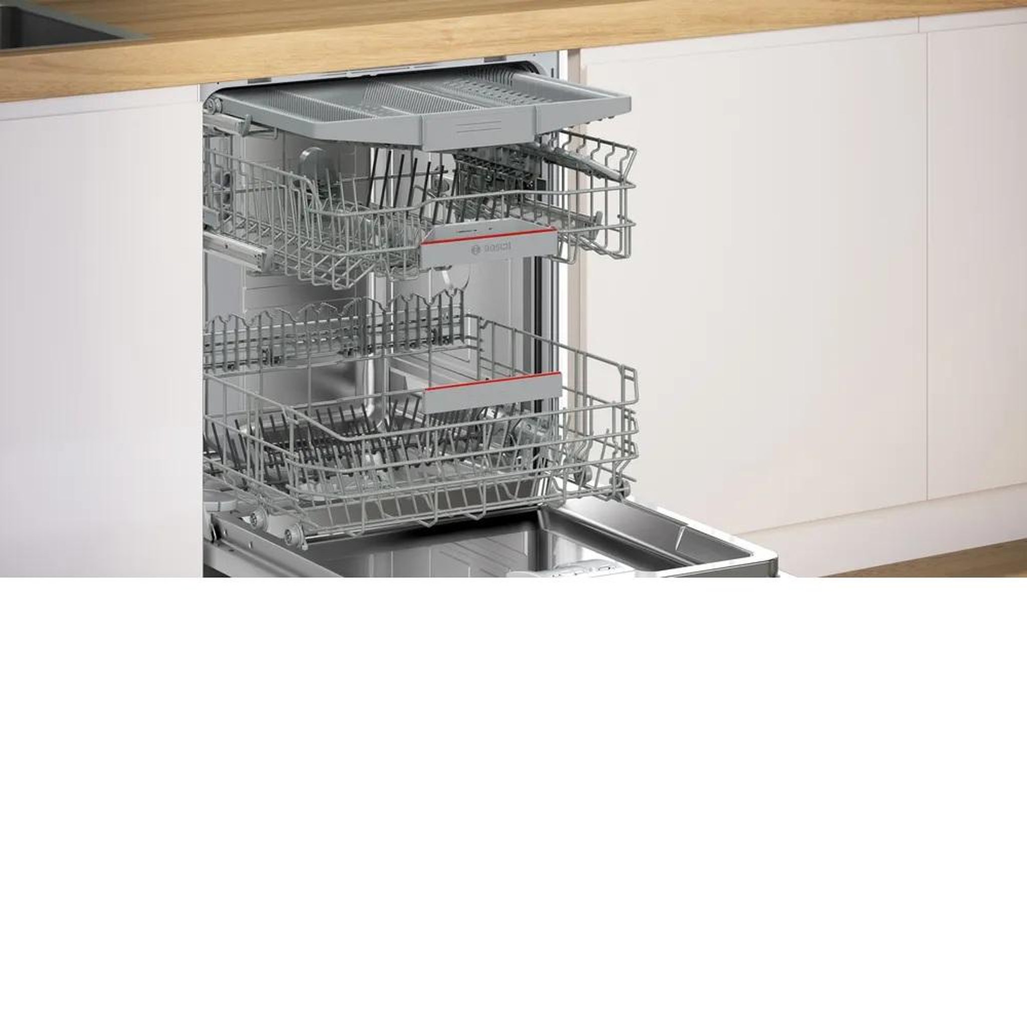 Voir la diapositive 3 : BOSCH Lave-vaisselle 60cm 14 couverts 42db tout intégrable - smi4hcs07e