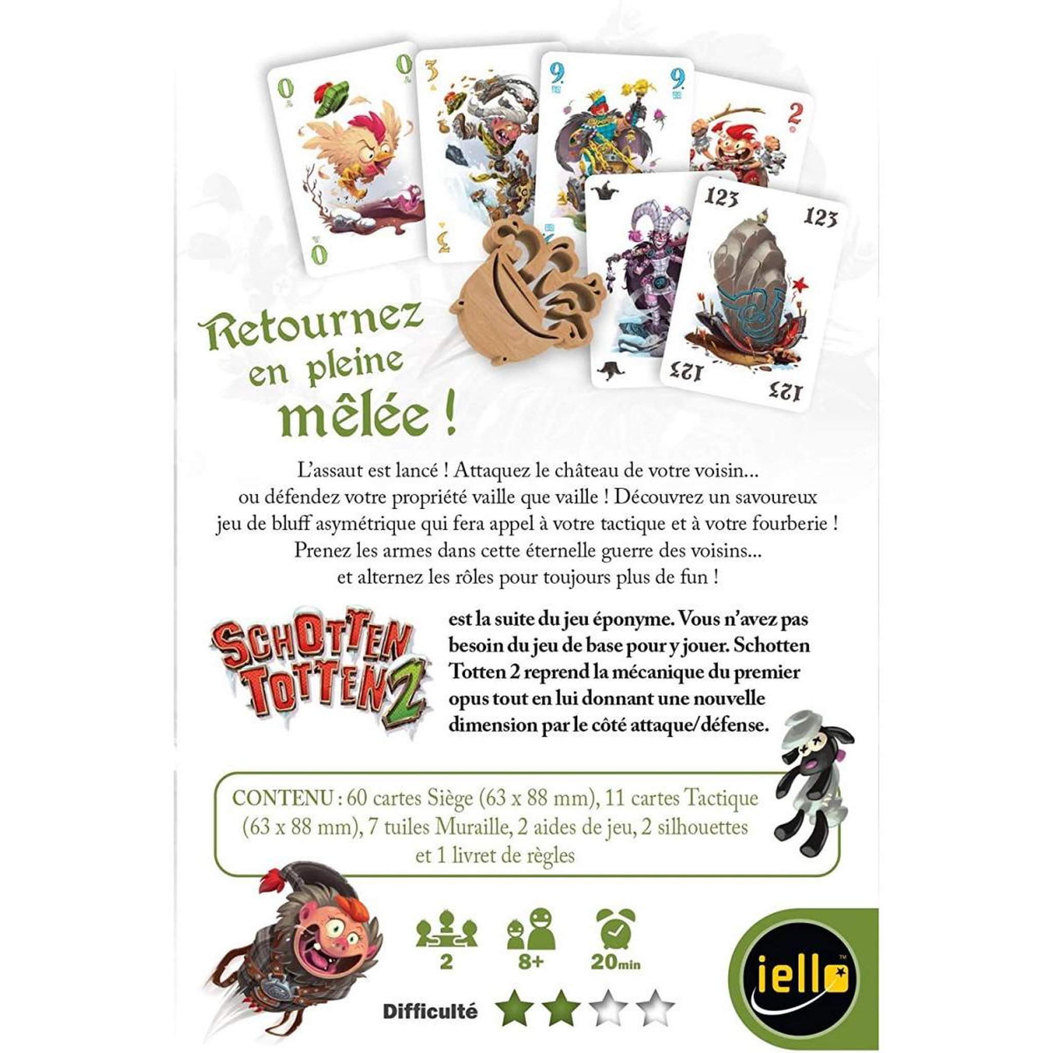 Voir la diapositive 3 : Iello mini jeu  Schotten Totten 2