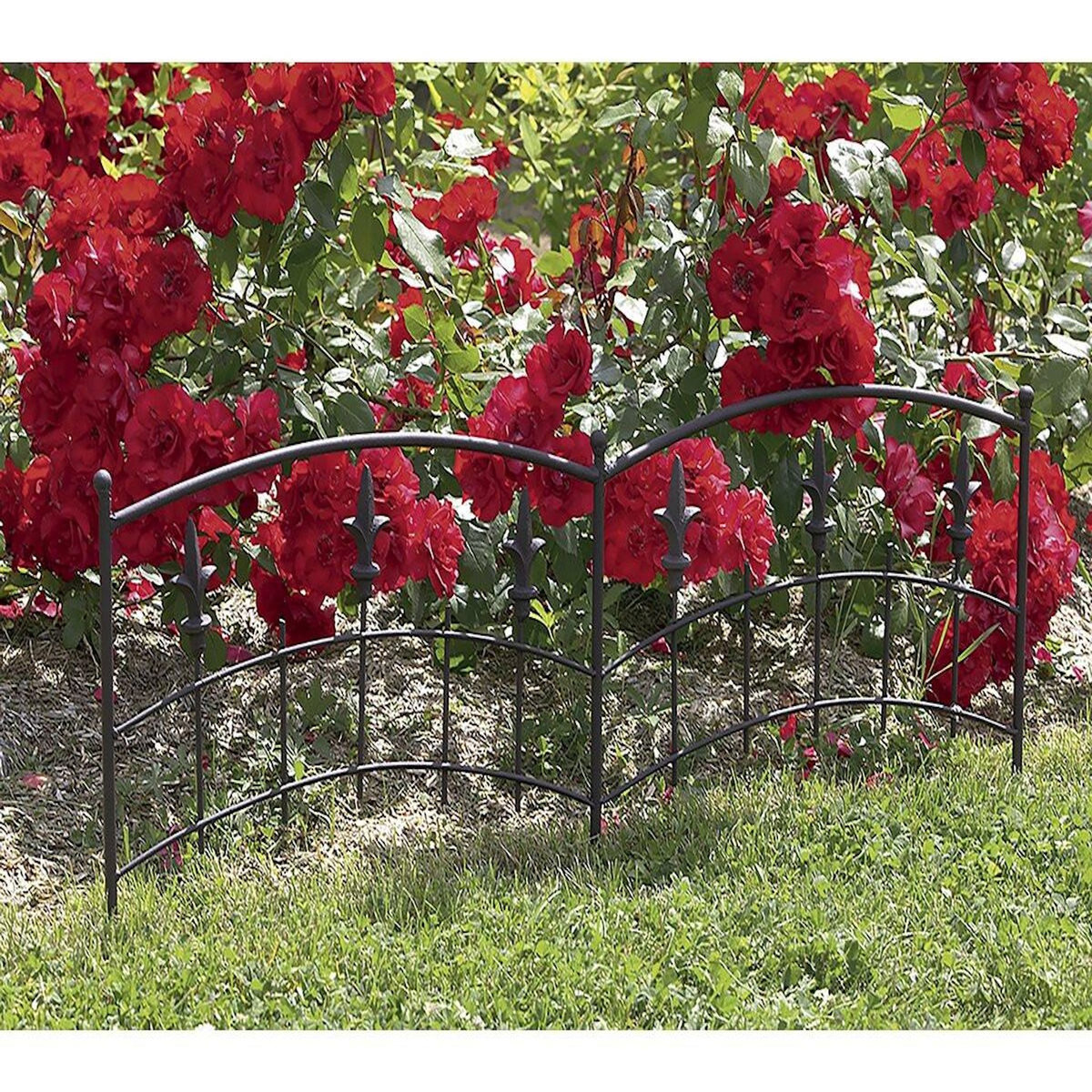 Nortene Bordure -   Royal   - Lot de 5 - 0.40 x 1.00 m - Rouille antique