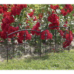 Nortene Bordure -   Royal   - Lot de 5 - 0.40 x 1.00 m - Rouille antique