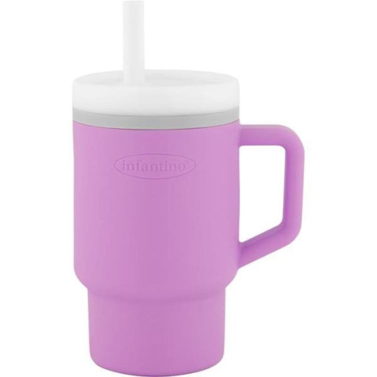 INFANTINO Ma premiere tasse - INFANTINO - Silicone - Mauve lila