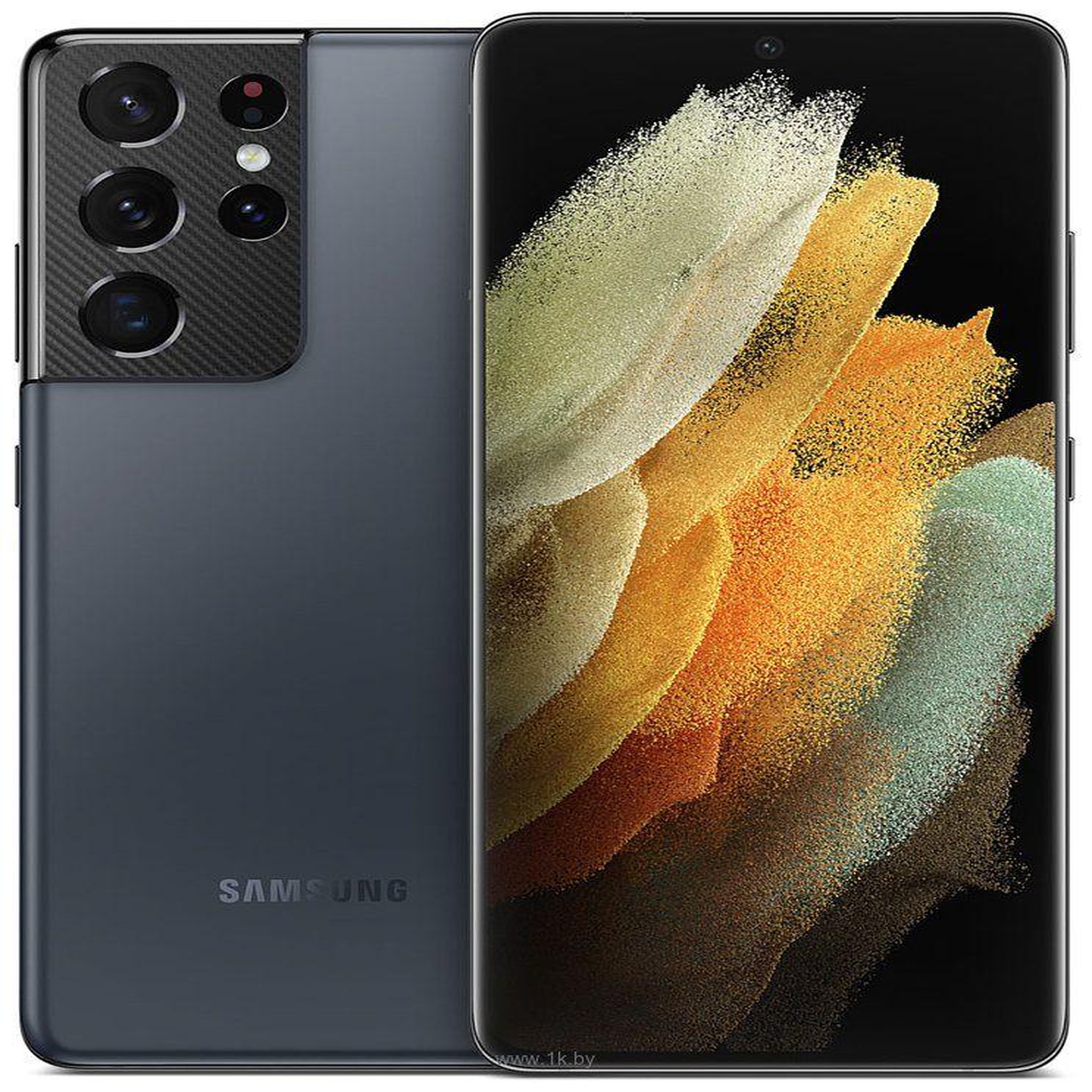 Voir la diapositive 1 : Samsung Galaxy S21 Ultra 5G (Dual Sim) Reconditionné 128 Go - Grade A - Bleu