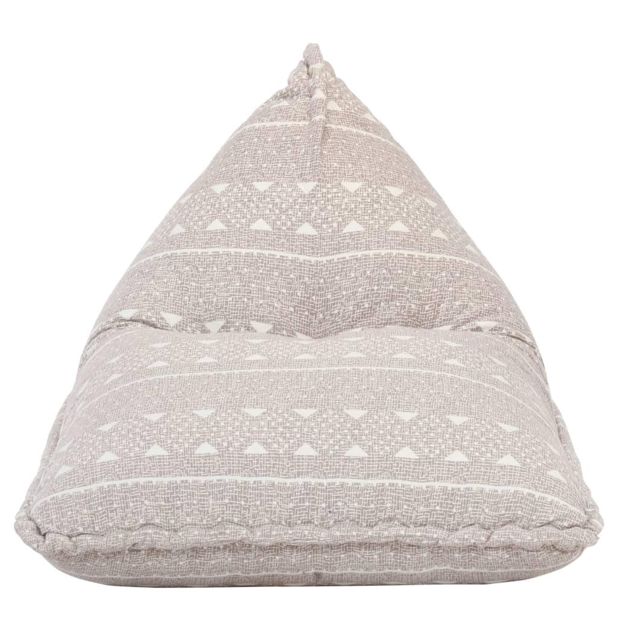 Voir la diapositive 2 : VIDAXL Canape pouf Marron clair Tissu Patchwork