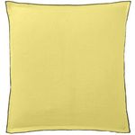 BATON ROUGE Lot de 2 taies d'oreiller 100% lin lavé. Coloris disponibles : Vert