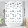 Voir la diapositive 2 : VIDAXL Store enrouleur de douche 150x240 cm largeur du tissu 146 cm