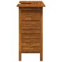 Voir la diapositive 5 : VIDAXL Table de bar 110 x 50 x 105 cm Bois d'acacia massif