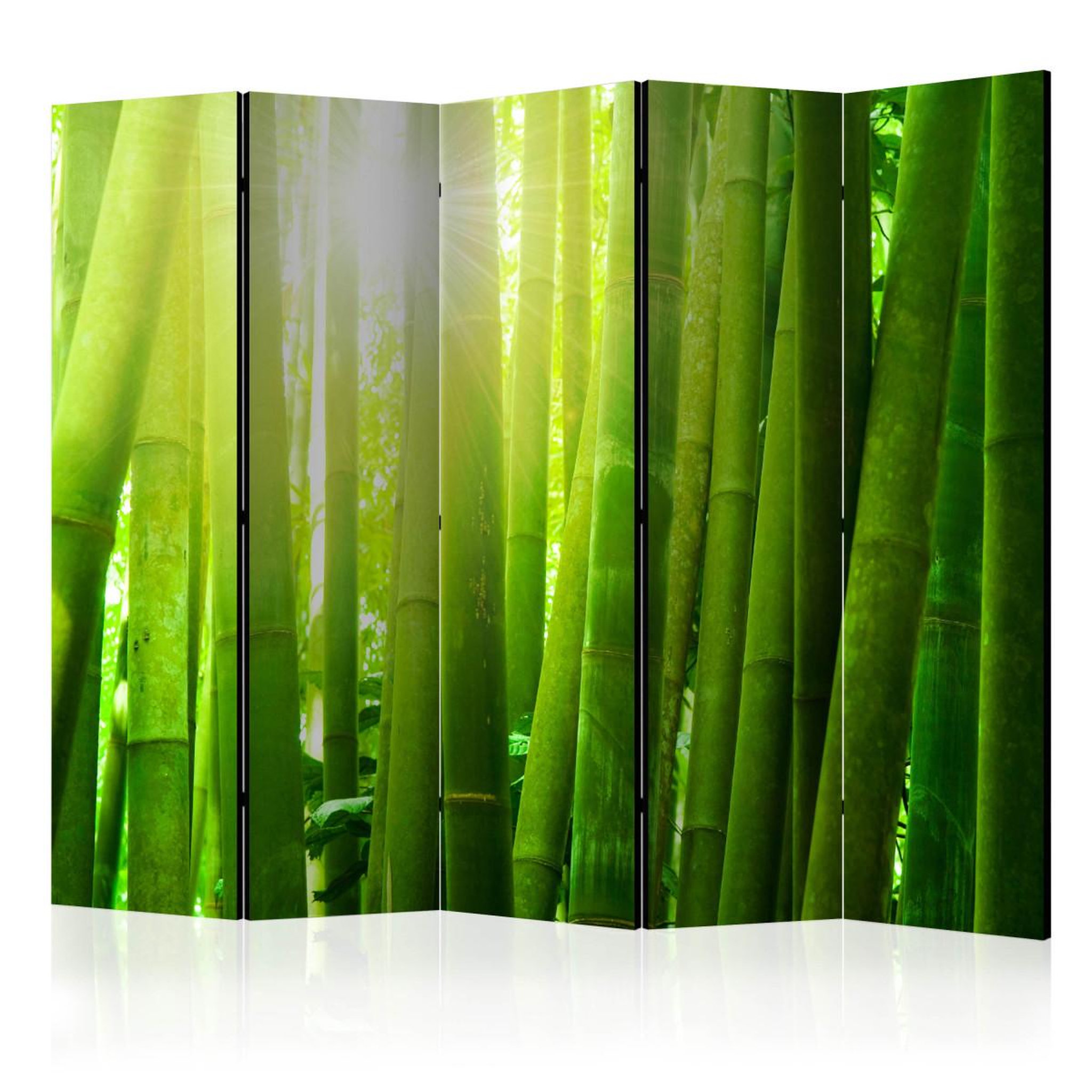 Paris Prix Paravent 5 volets  sun & bamboo  172x225cm