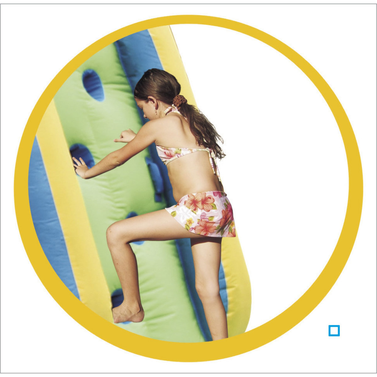 HAPPY HOP Aire de jeux gonflable Fun Zone