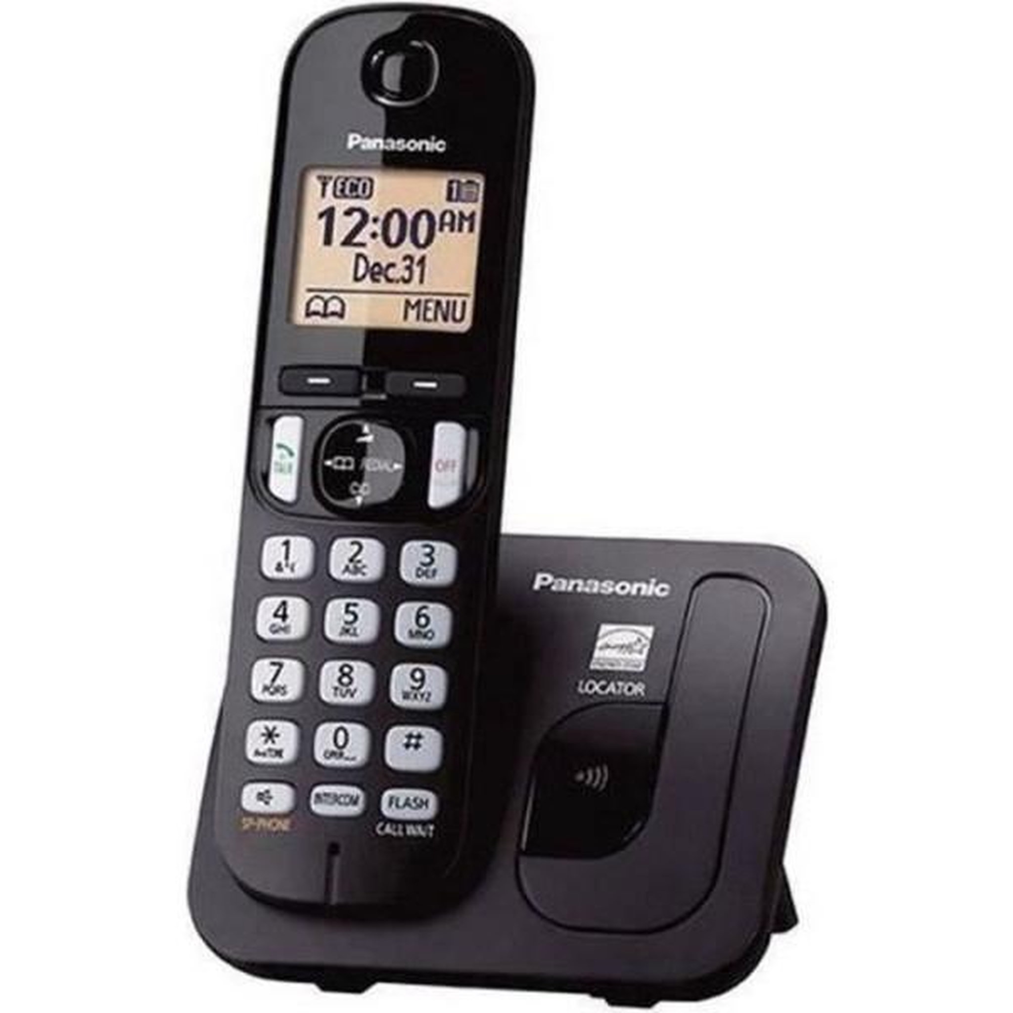 PANASONIC PANASONIC KX-TGC210 Téléphone Fixe sans Fil Solo Noir