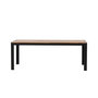 Voir la diapositive 5 : Paris Prix Table de Jardin en Bois  Acacia  205cm Naturel & Noir