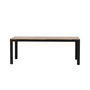 Voir la diapositive 5 : Paris Prix Table de Jardin en Bois  Acacia  205cm Naturel & Noir