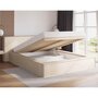 Voir la diapositive 2 : BEST MOBILIER Eros - lit coffre - 140x200 cm - sommier inclus - en velours