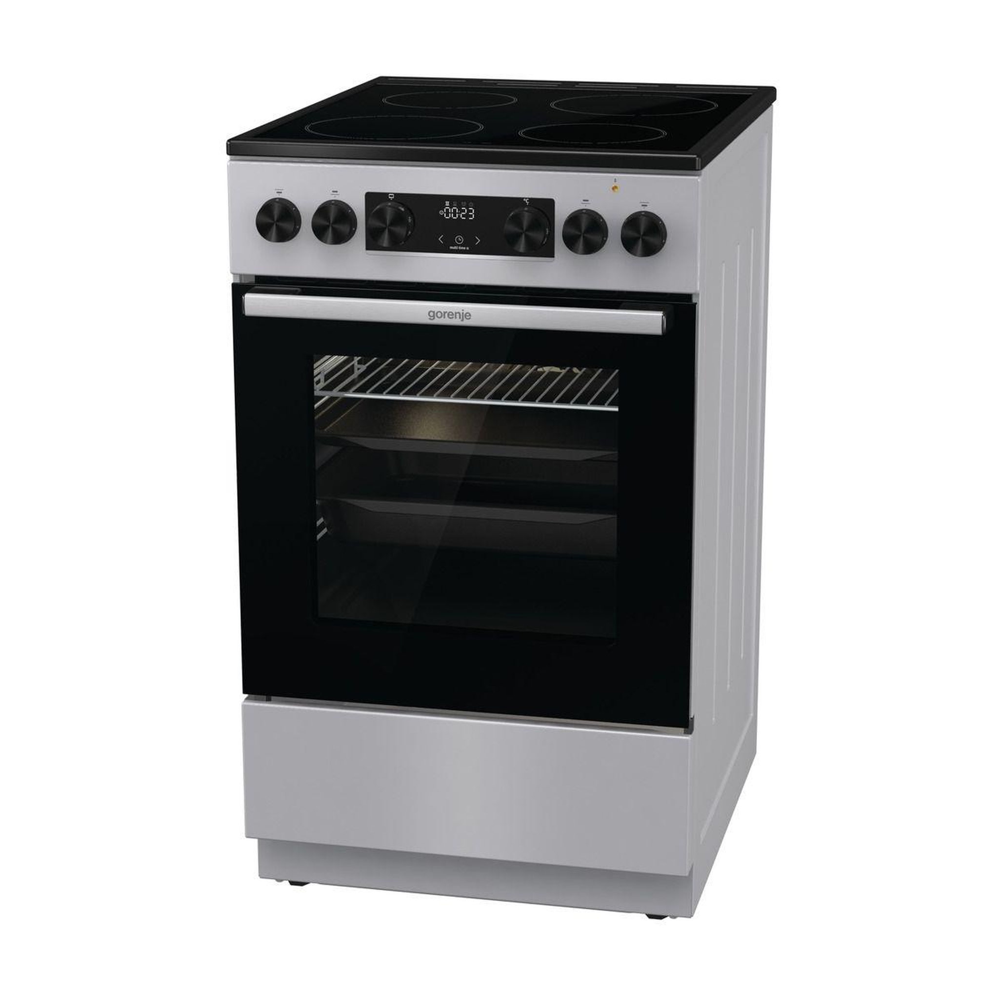 Voir la diapositive 2 : GORENJE Cuisinière vitrocéramique gec5c41sg