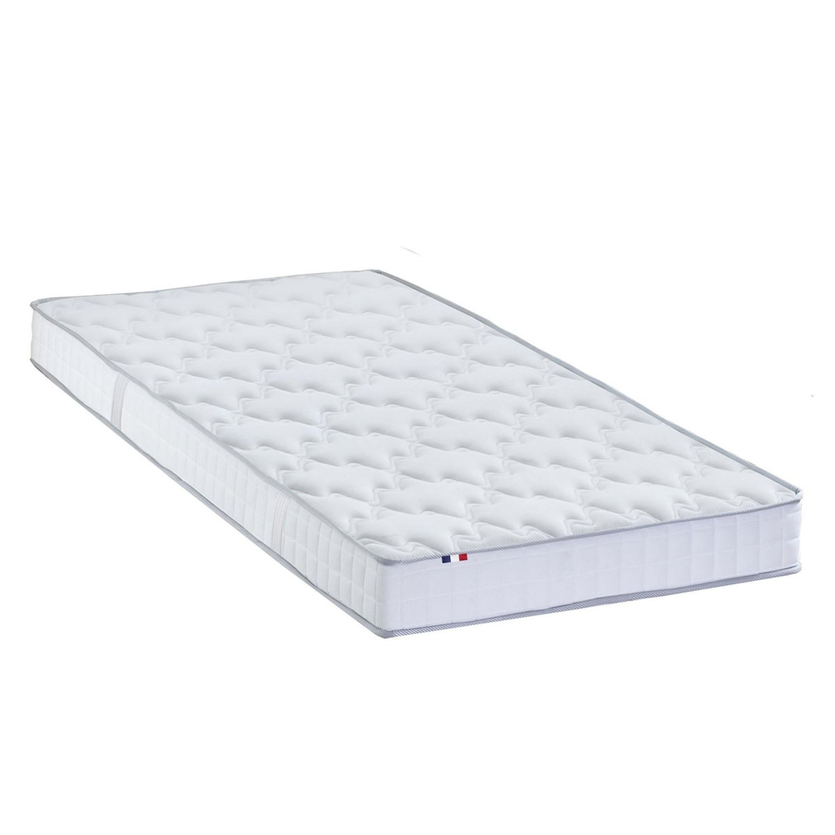 IDLITERIE Ensemble relaxation 100% latex 5 zones + sommier latte & Plot au niveau lombaire - FABRICATION FRANCE